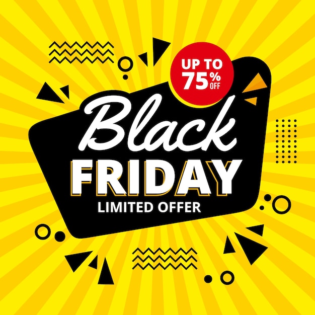 Free Vector | Flat design black friday