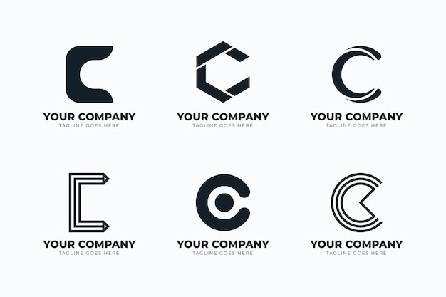 C Logo Design Vector