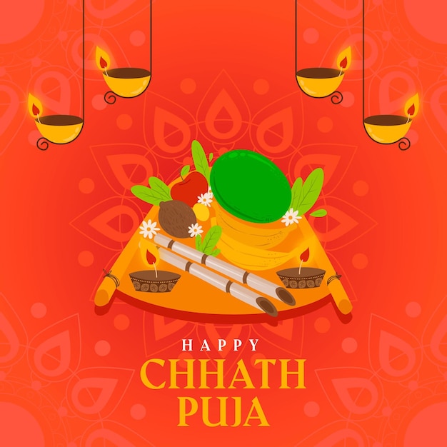 chhath puja vector free download