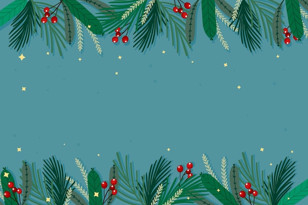 Free Vector | Flat design christmas background