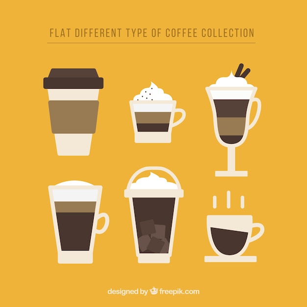 Download Free Vector | Flat design of coffee mugs
