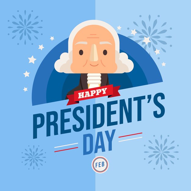 Free Vector | Flat design concept for presidents day