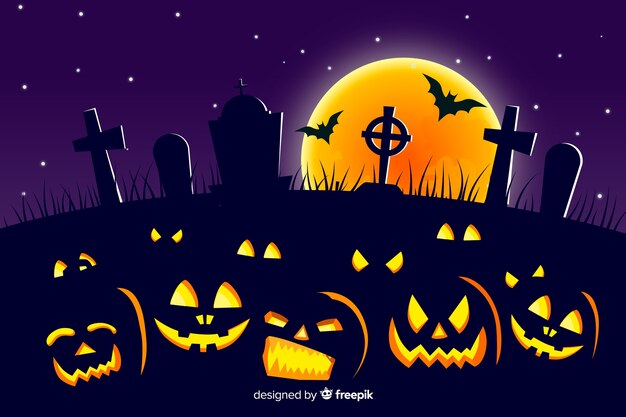 Download Free Flat Design Of Halloween Background Free Vector Use our free logo maker to create a logo and build your brand. Put your logo on business cards, promotional products, or your website for brand visibility.