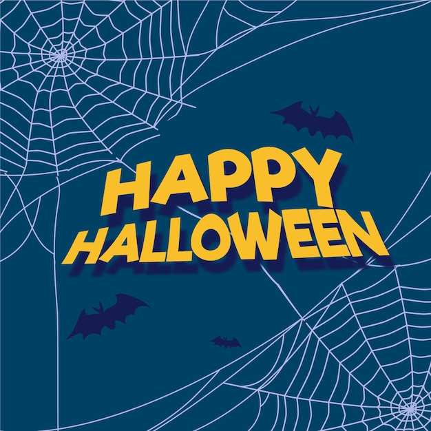 Halloween Cobweb Background Design