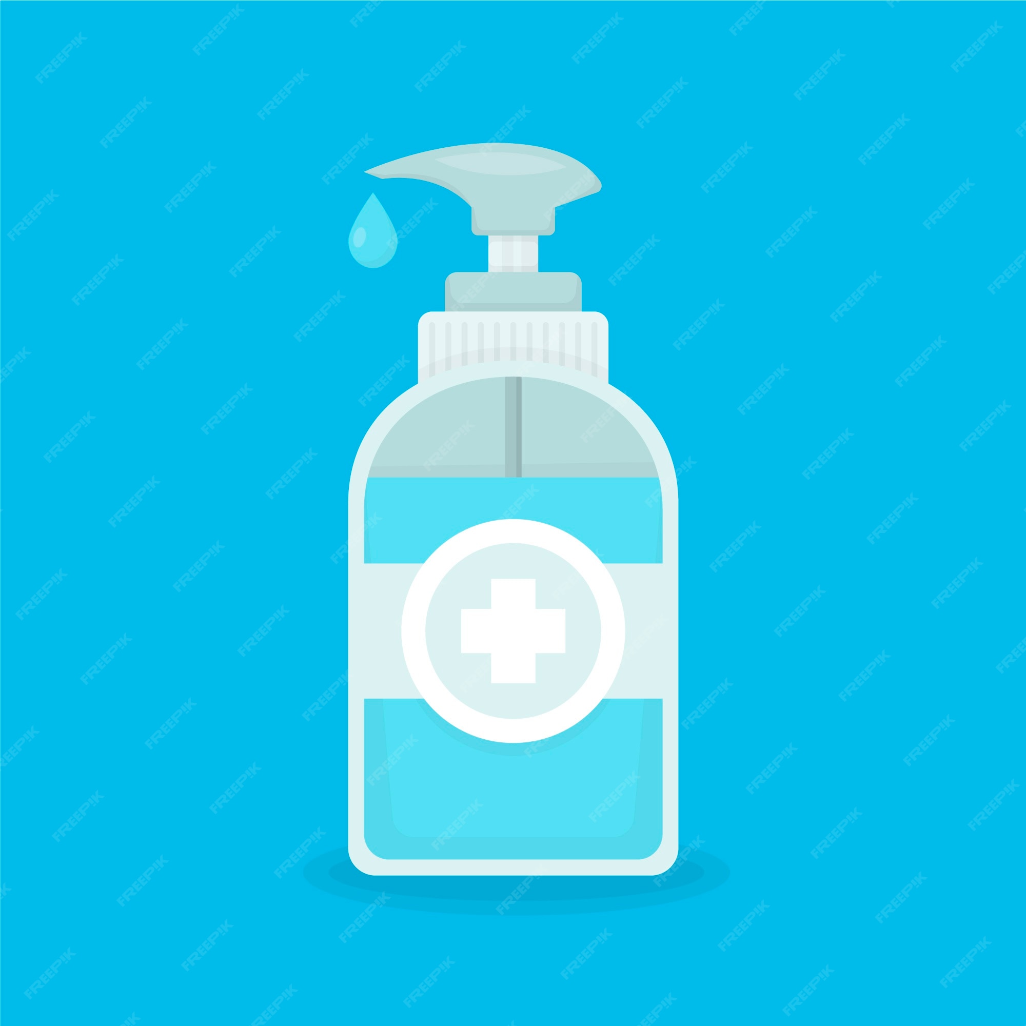 Free Vector | Flat design hand sanitizer illustrated