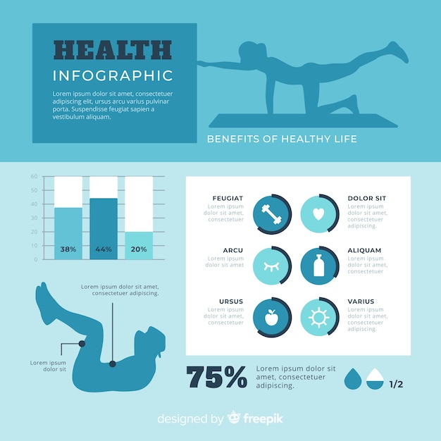 healthcare infographic template