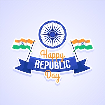 Free Vector | Flat design indian republic day concept