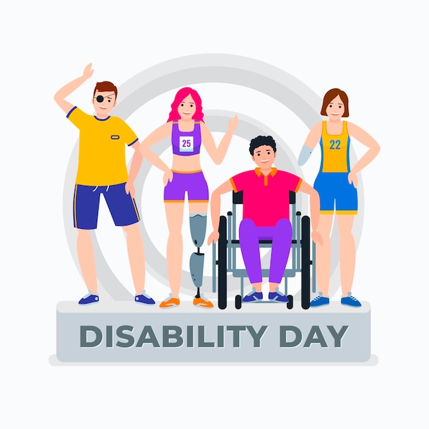 Premium Vector Flat Design International Day Of People With Disability