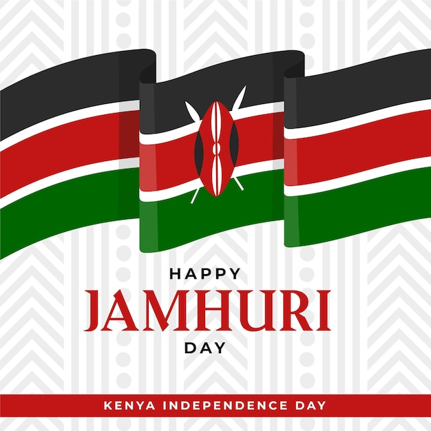 Free Vector | Flat design jamhuri day