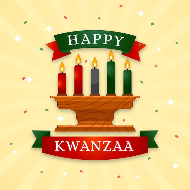 Premium Vector | Flat design kwanzaa concept