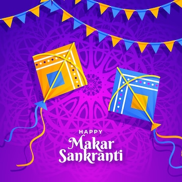 Premium Vector | Flat design makar sankranti