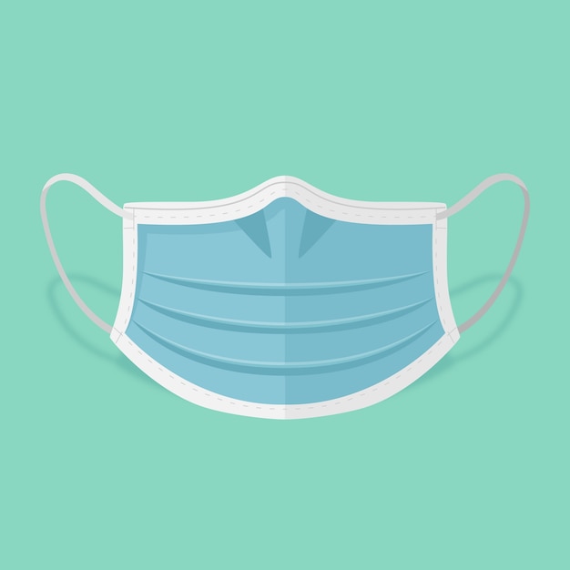 Download Flat design medical mask illustration | Free Vector