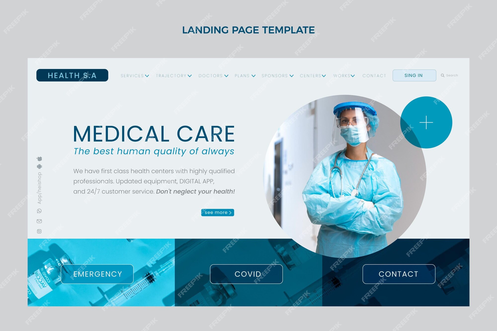 Free Vector | Flat design medical