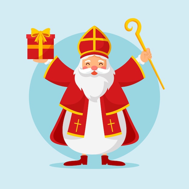 Premium Vector Flat design saint nicholas day concept