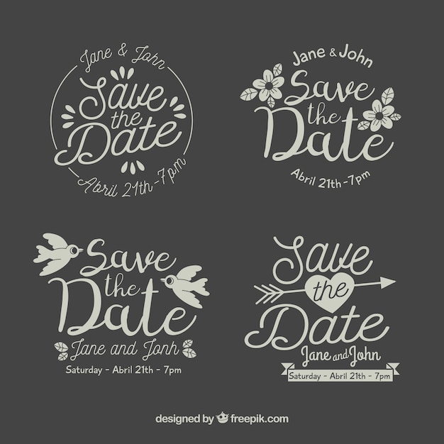 Design Save The Date Free 3