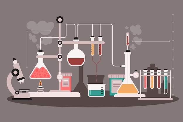 Flat Design Science Lab 