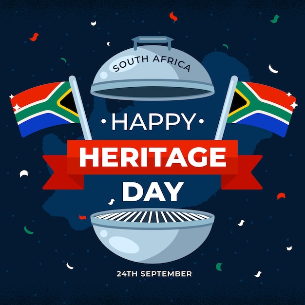 Free Vector | Flat design south africa heritage day concept