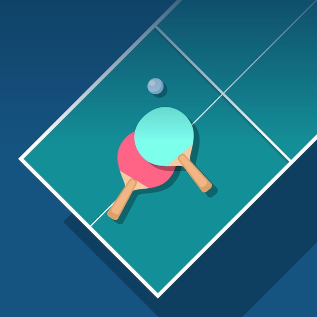 table tennis illustration free download