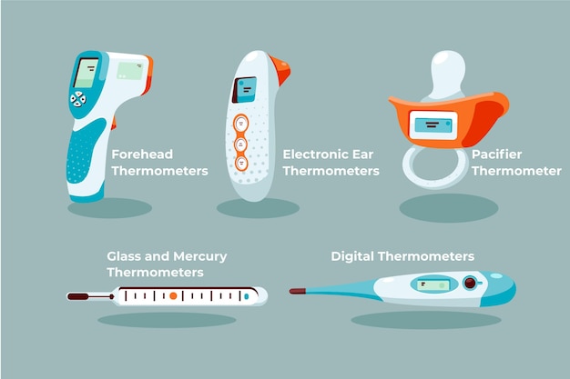 flat-design-thermometer-types-collection-free-vector