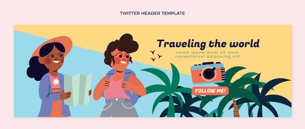 travel twitter page