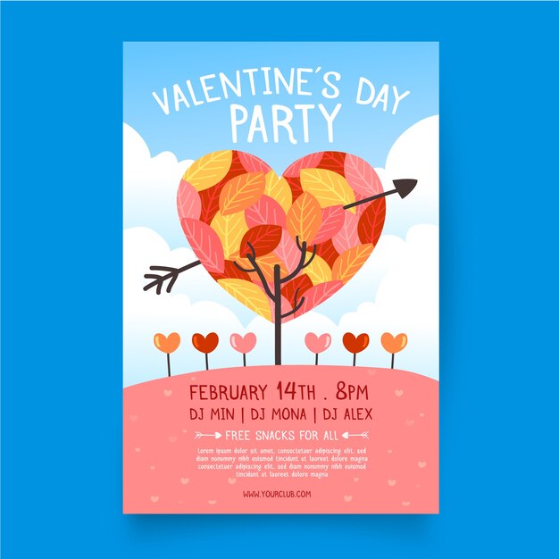 valentines day party poster