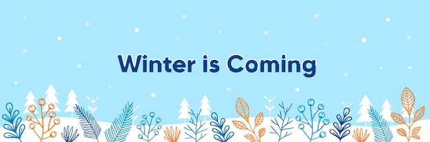 Premium Vector | Flat design winter banner template editable banner for ...