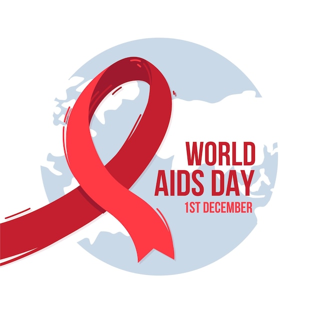 Premium Vector Flat Design World Aids Day