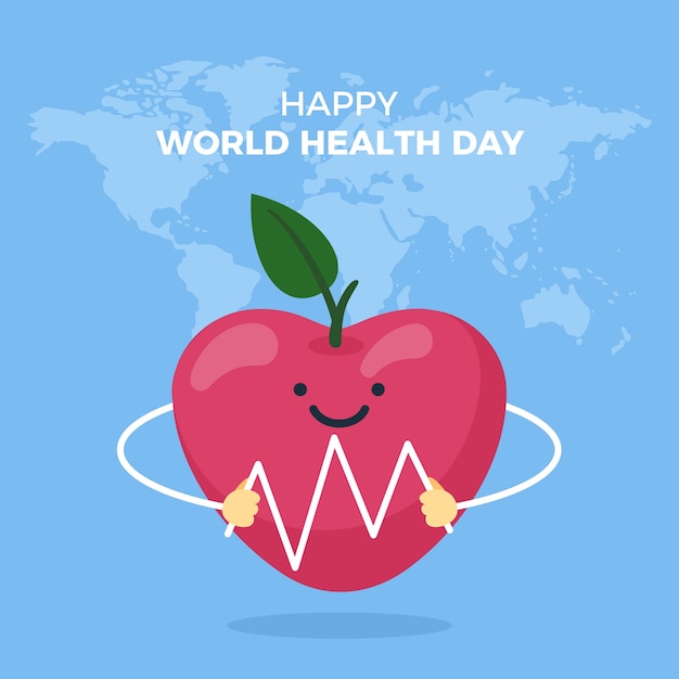 Download Free Flat Design World Health Day Healthy Apple Free Vector Use our free logo maker to create a logo and build your brand. Put your logo on business cards, promotional products, or your website for brand visibility.
