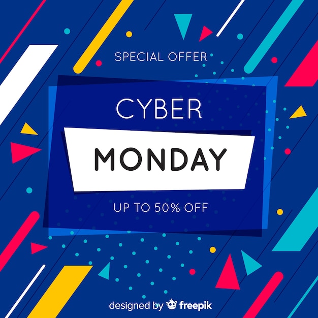 Free Vector | Flat desin of cyber monday