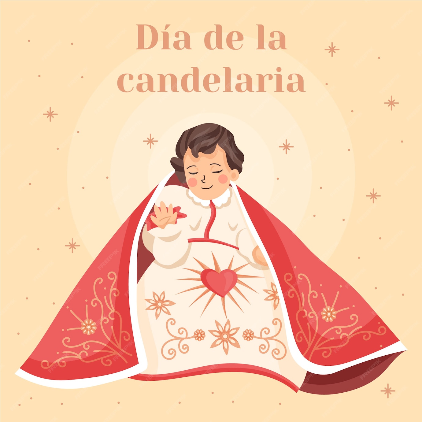 free-vector-flat-dia-de-la-candelaria-illustration