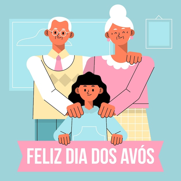 Free Vector Flat Dia Dos Avos Illustration