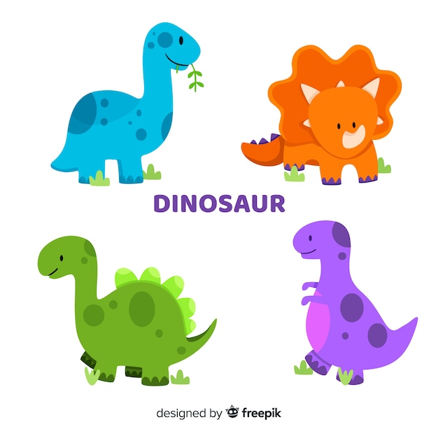 Download Free Flat Dinosaur Collection Free Vector Use our free logo maker to create a logo and build your brand. Put your logo on business cards, promotional products, or your website for brand visibility.