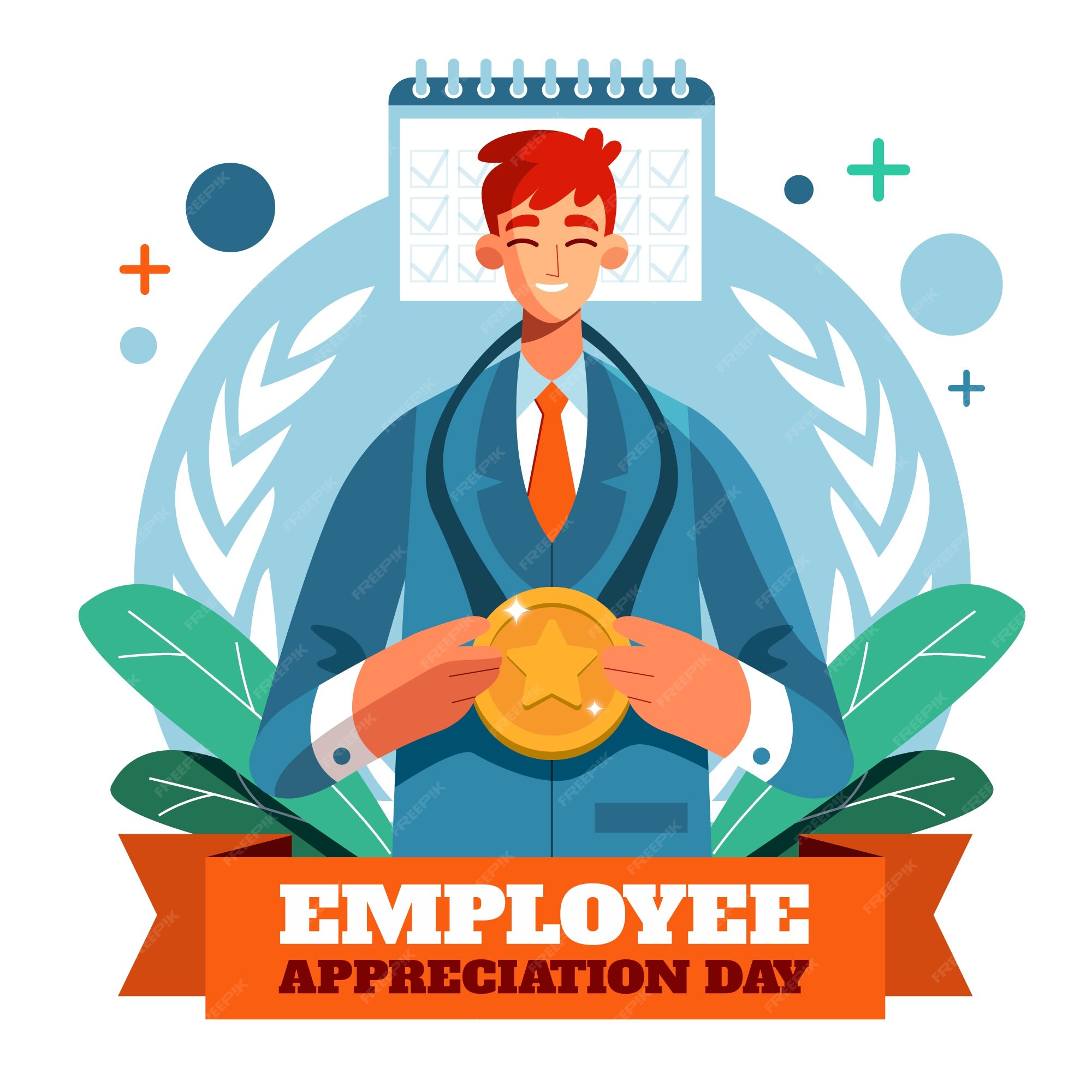 Premium Vector | Flat employee appreciation day illustration