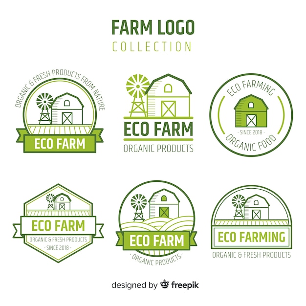 Download Free Download Free Flat Farm Logo Collection Vector Freepik Use our free logo maker to create a logo and build your brand. Put your logo on business cards, promotional products, or your website for brand visibility.