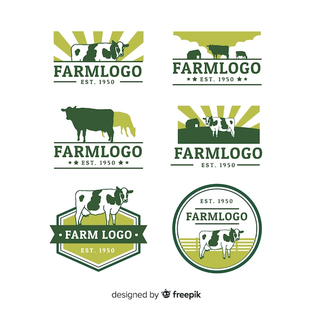 Download Free Download This Free Vector Flat Farm Logo Collection Use our free logo maker to create a logo and build your brand. Put your logo on business cards, promotional products, or your website for brand visibility.