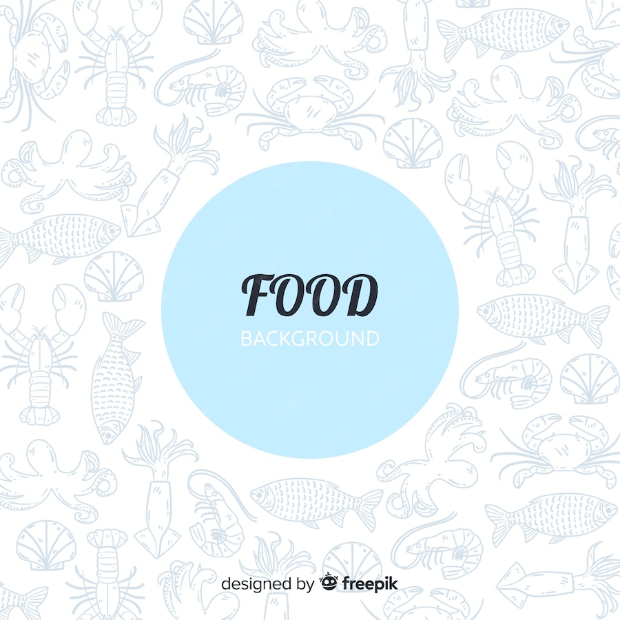 Premium Vector | Flat food background