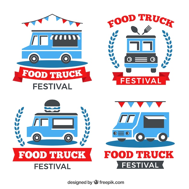 great designed food truck logo