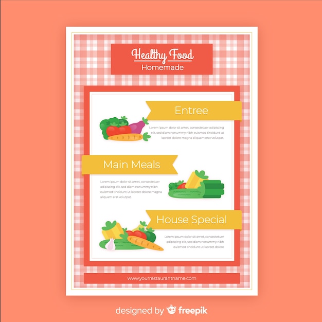 Download Free Flat Healthy Menu Template Free Vector Use our free logo maker to create a logo and build your brand. Put your logo on business cards, promotional products, or your website for brand visibility.