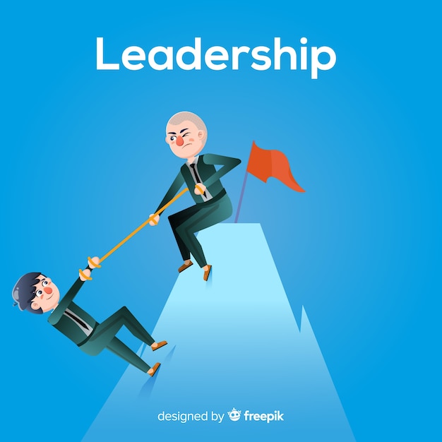 Free Vector | Flat leadership concept