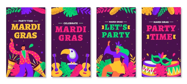 mardi gras instagram quotes