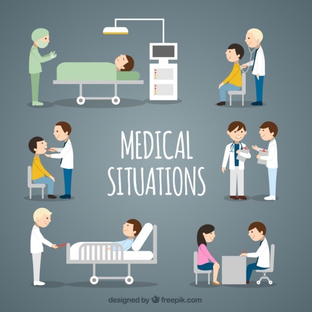 Flat Medical Situations Collection