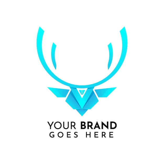 Download Free Flat And Modern Deer Logo Template Premium Vector Use our free logo maker to create a logo and build your brand. Put your logo on business cards, promotional products, or your website for brand visibility.
