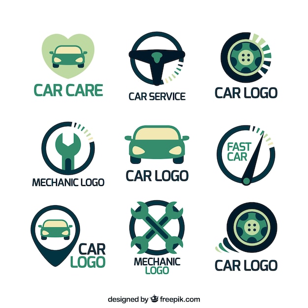 Download Free Freepik Flat Pack With Variety Car Logos Vector For Free Use our free logo maker to create a logo and build your brand. Put your logo on business cards, promotional products, or your website for brand visibility.