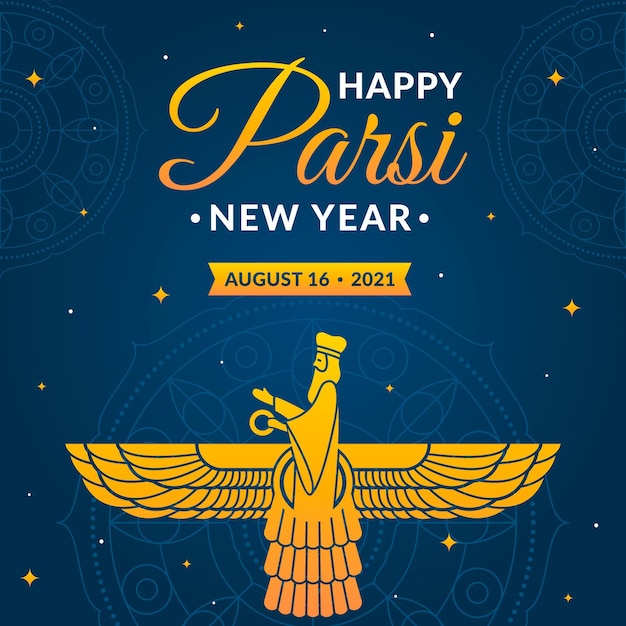 Free Vector | Flat parsi new year illustration