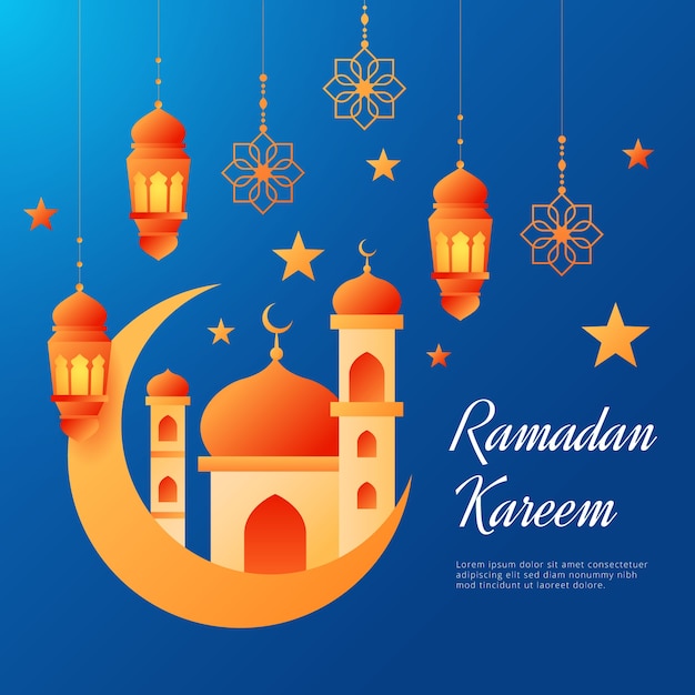 Download Free Vector | Flat ramadan kareem background