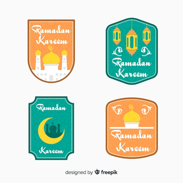 Download Free Flat Ramadan Label Collection Free Vector Use our free logo maker to create a logo and build your brand. Put your logo on business cards, promotional products, or your website for brand visibility.