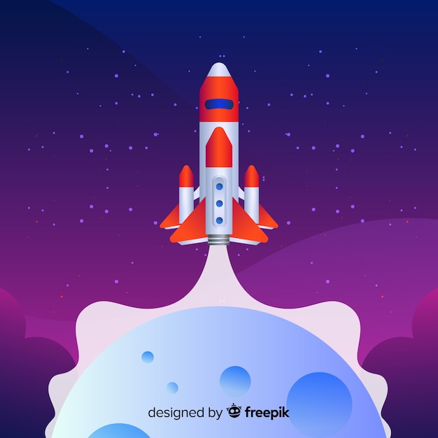 Download Free Image Freepik Com Free Vector Flat Rocket Moon Use our free logo maker to create a logo and build your brand. Put your logo on business cards, promotional products, or your website for brand visibility.