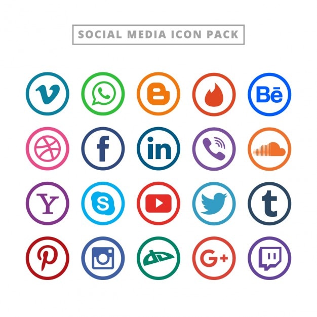 social media logos