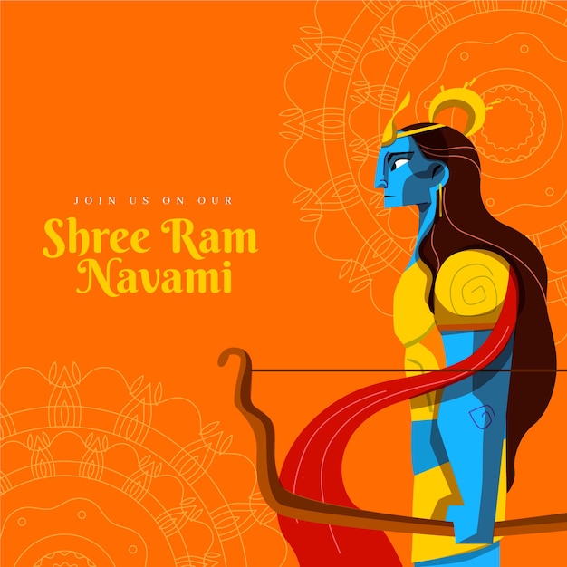 Download Free Flat Style For Ram Navami Free Vector Use our free logo maker to create a logo and build your brand. Put your logo on business cards, promotional products, or your website for brand visibility.