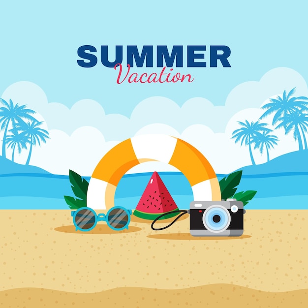 summer illustration free download